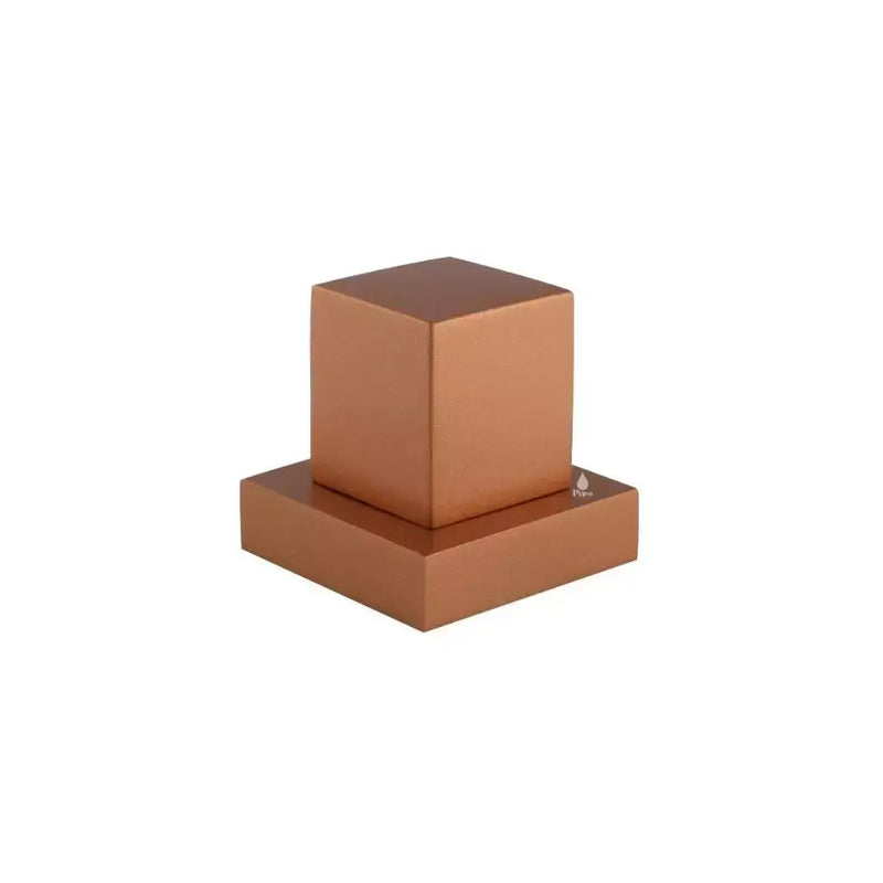 Acabamento Quadrado para Registro Rose Gold Fosco Deca / Docol