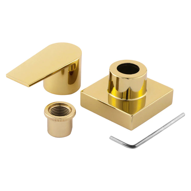 Acabamento Para Registro New Line Dourado Brilhante Gaveta/Pressão Padrão Deca ou Docol