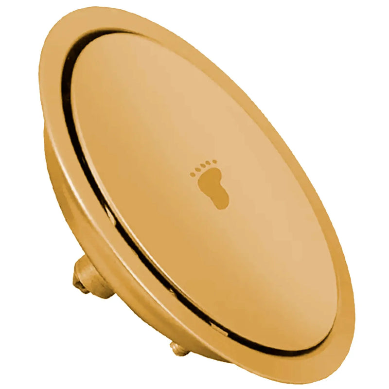Ralo Click Up Inox Inteligente Dourado Fosco 15x15 cm